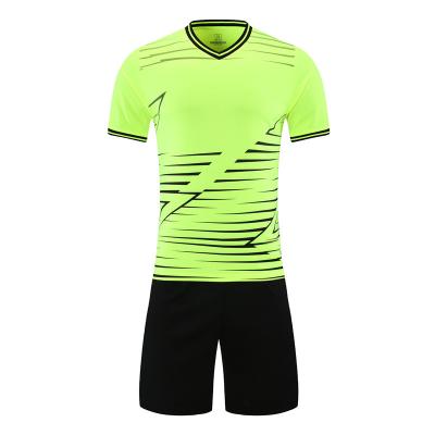 China Custom Logo Team Name Jersey Sets Custom Breathable Quick Dry Football Uniform Soccer Jersey Football Wear Suit for sale