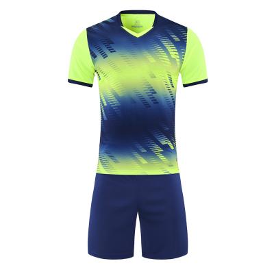 China Custom Football Jersey Sets Soccer Jersey Suit Uniform Quick Dry Breathable Soccer Wear Soccer Jersey Logo Team Name for sale