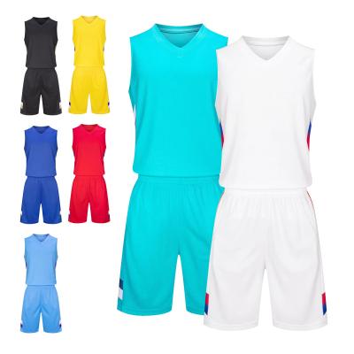 China Custom Antibacterial Basketball Tank Top Men Basketball Uniform Sets Throwback Professional Tank Top Quick Dry Breathable Basketball Shirt for sale