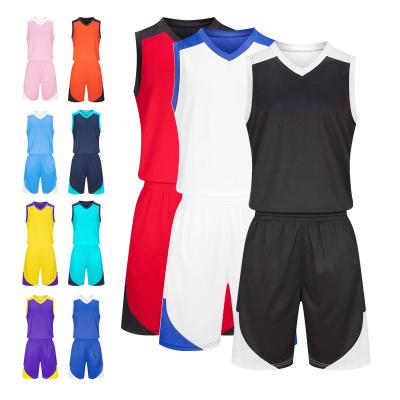 China Custom Retro Antibacterial Basketball Tank Tops Mens Basketball Uniform Sets Throwback Professional Tank Top Breathable Quick Dry Basketball Shirts for sale