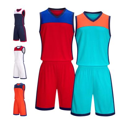 China Antibacterial Custom Design Print Basketball Wear Shorts Set Uniform Men Women Training Sublimation Sportswear Dress Basketball Tank Tops for sale