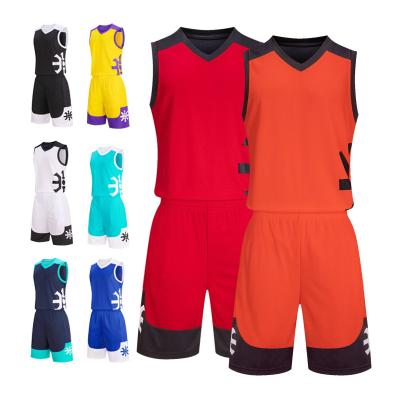 China Custom Wholesale High Quality American Team Basketball Jersey Mens Custom Factory Antibacterial Professional Sportswear Tank Top Made for sale