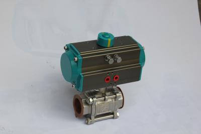 China High quality aluminum alloy double action and spring return pneumatic  actuator for valves for sale