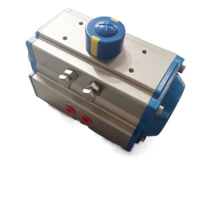 China AT Series Rack And Pinion Pneumatic Actuator Double And Single Acting Manufacture for sale