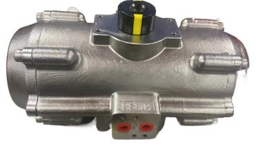 China 316 304 roestvrij staal pneumatische actuator 3-weg kogelklep 1/4 draai Te koop