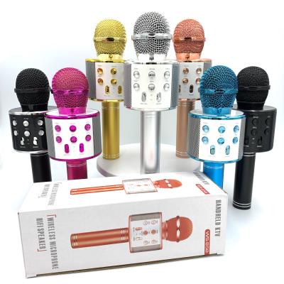 China Portable Karaoke Microphone Karaoke Wireless Microphone for Kids with BT Speaker, USB-Stick Player, Portable Karaoke Machine for sale