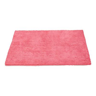 China CLASSIC Chenille Carpet High Quality Non Slip Chenille Fiber Fabric Bath Mat Soundproof Floor Mat for sale