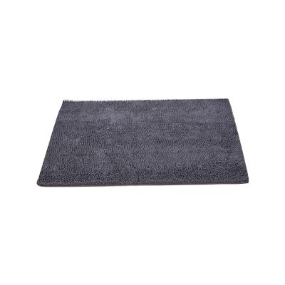 China Simple But Elegant Shaggy CLASSIC Microfiber Chenille Rug Anti-Slip Floor Mat for sale