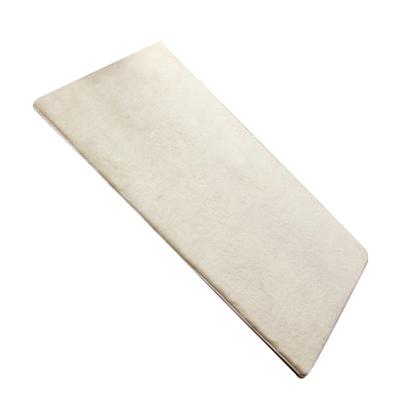 China CLASSIC White Rice Area Soft Fleece PV Fleece Floor Blankets Sound Insulation Shaggy Silk Fluffy Carpets for sale