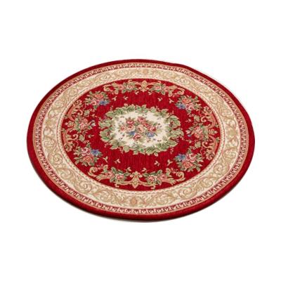 China Wholesale CLASSIC European style home living room floor rug jacquard round non-slip carpet for sale