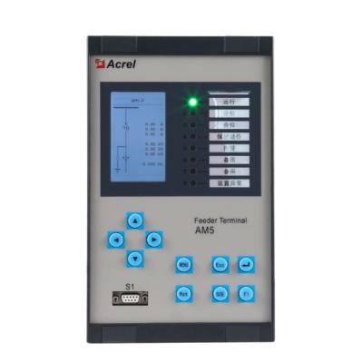 China LCD LED AM5SE Medium Voltage Line Protection Relay for sale