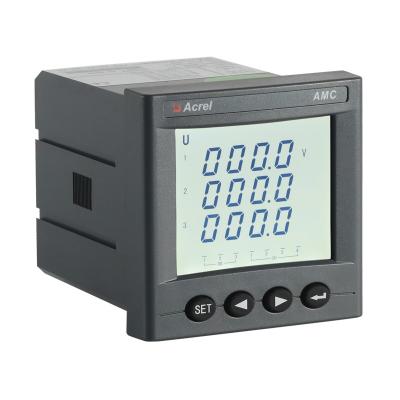 China Van de de Energiemeter van Ce AC220V Comité Opgezette Programmeerbare de Machtsmeter AMC72L-AV3 Te koop