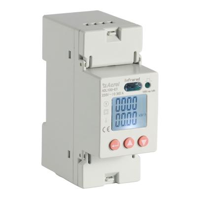 China 0.004Ib DIN35mm Din Rail Energy Meter Single Phase Smart Meter ADL10-E for sale