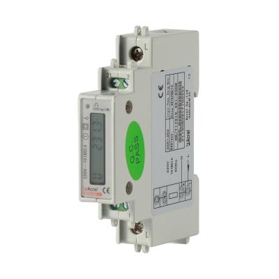 China nauwkeurigheidsklasse 1.0 Din Rail Energy Meter Active Kwh 5 ((30) A 8 bits LCD-display Te koop