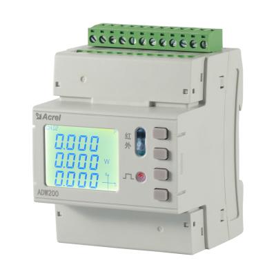 China Acrel ADW200-D16-4S meerkanaals energiemeter met ct-energemonitor meerkanaals energiemeter voor basisstation Te koop