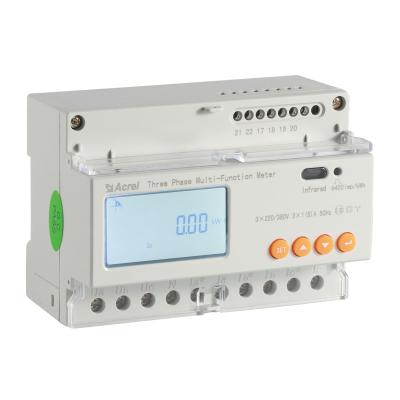 Cina Dispositivo di monitoraggio del contatore elettrico a tre fasi AC220V 50Hz Din Rail in vendita