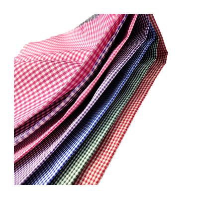 China Wholesale Best Price Shrink-Resistant Best Quality Yarn Dyed TC Fabric Plaid Flannel Fabric Construction for sale