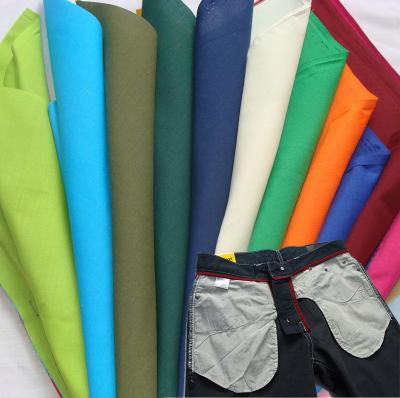 China Wholesale Polyester 80 Cotton 20 TC 45*45 110*76 Flame Retardant Plain Dyed Pocketing Fabric for sale