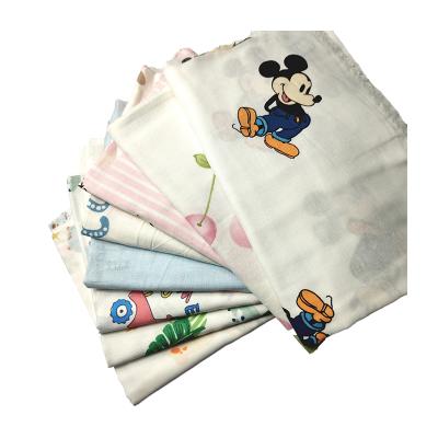 China Beautiful Designs Shrink-Resistant No Moq Muslin Fabric 100% Cotton Double Gauze Cotton Double Crepe Fabric For Baby&Girls for sale