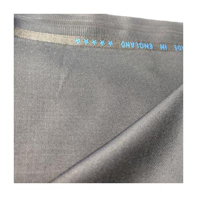 China Suit Fabric Shrink-Resistant Suit Suiting Fabric Men's Suit Fabric Hot Sale TR Tailoring Materials With English Selvedge for sale