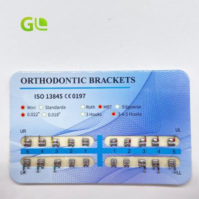 China Orthodontic Monoblock Stainless Steel Sandblasting 0.018