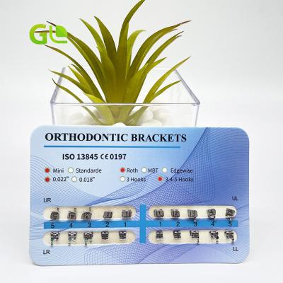 China Stainless Steel Dental Materials Permanent ID Marking For Orthodontic Roth /MBT/ Side ID Brackets for sale