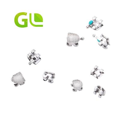 China Guli Mini/Standard Orthodontic Metal Materials Orthodontic Dental Band Brackets Mini/Standard Roth/MBT/Edgewise Bondable for sale