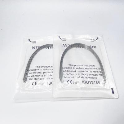 China Round& Rectangular High Quality Orthodontic Thermal Activated Round Niti / Rectangle Arch Wire for sale