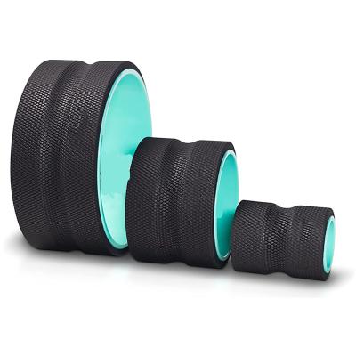 China Universal Yoga Wheel Twitter Wheel+ Foam Roller For Back Pain Relief for sale