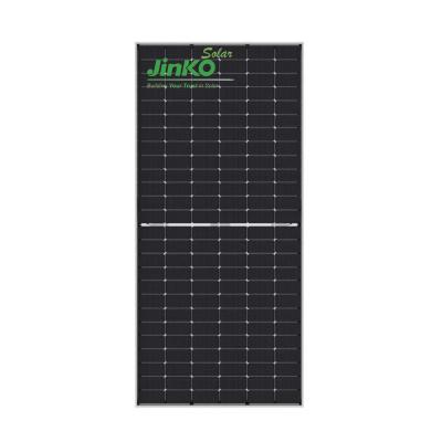 China Jinko Solar 590W 595W 600W 605W 610W Bifacial n-type Solar Panels with Double Glass 182mmx182mm for sale