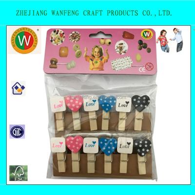 China 2017Custom Nautical Design Eco-friendly Wooden Clothespin for sale