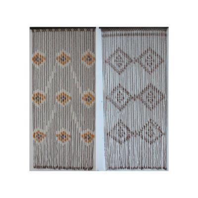 China Europe wooden beaded curtain, wooden beaded door curtain for sale