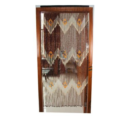 China Africa Door Hanging Beaded Curtain, Wooden Bead Door Curtain, Modern Bead Curtain for sale