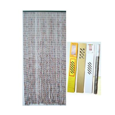 China Traditional Outdoor Beaded Door Curtains, Painted Bamboo Door Curtains, Bamboo And Wooden Door Curtain for sale