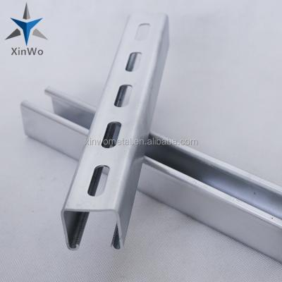 China Channel c steel bar steel construction c strut type unistrut channel for sale