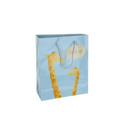 China Biodegradable Promotional Luxury Thick Paper Gift Bags Packaging for sale