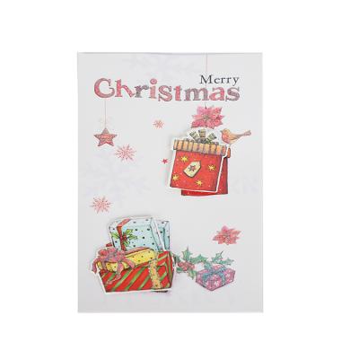 China Wholesale Merry Christmas Wish Folding Paper Greeting Message Cards From Europe for sale