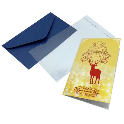 China Custom Europe Happy Birthday Card with Envelope Thank You Christmas Festival Gift Card for sale