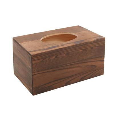 China Cheap modern high quality square shape Africa square design soft solid bamboo tissue paper bamboo wooden box for sale