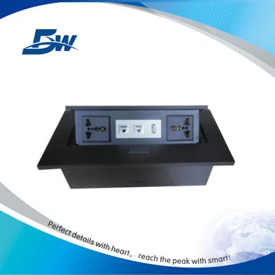 China Desktop Design USB Power Socket Handle Hidden Table Special Socket for sale