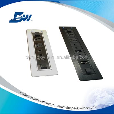 China High Level of Office Furniture Decorative Multifunctional Desktop Socket/Turnover Socket Electrical Socket/Lecture Table for sale