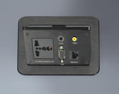 China Commercial BW-T651 Pop Up Table Socket Outlet For Office Furniture With USB Data Audio for sale