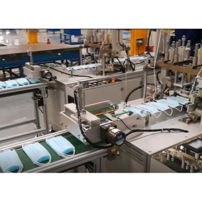 China Current hotels! Face Mask Making Machine Disposable Fold Mask Production Line for sale