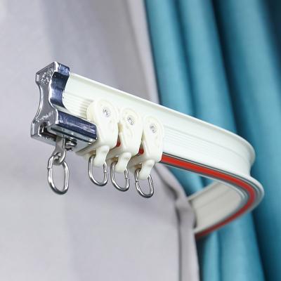 China Wholesale Aluminum Ceiling Curtain Rail Curtain Track Easy Bending Flexible Bendable Fittings for sale