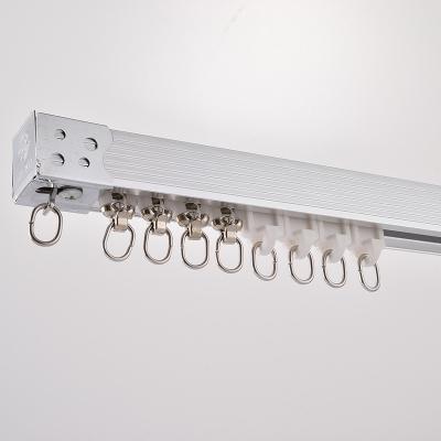 China Good durable sliding straight ceiling etc. Sliding Curtain Track Rail Curtain Track Aluminum Ceiling Mount Window Track for sale