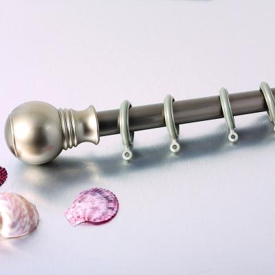 China Contemporary factory produce hot sale metal curtain rod sets home decoration aluminum curtain rod for sale