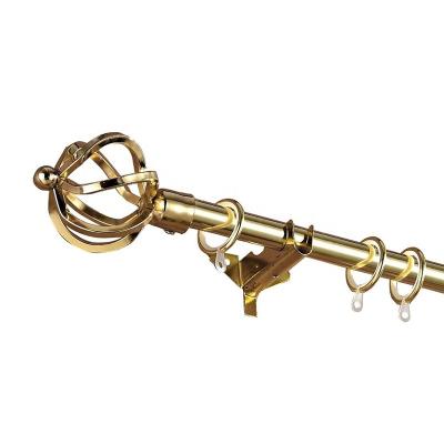 China Gold Iron Curtain Rod In Szone Competitive Living Room In Home Decor for sale