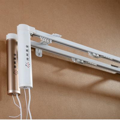 China Motorized Electric Automatic Curtain Szone Ceiling Curtain Track And Opening System for sale