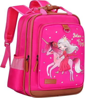 China Cute Waterproof Custom Pink Whole Sale Girl's Backpacks School Bag Satchel School Backpacks For Girls for sale