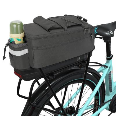 China Durable Hot Selling Amazon Bicycle Bag Bike Pannier Waterproof Bag For Travel Outdoor Recycling Bag for sale